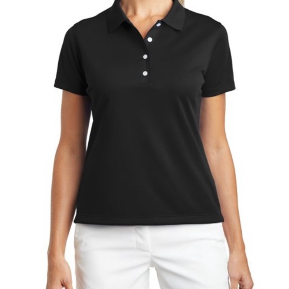 Nike Golf FitDry Women’s Black Polo Shirt EUC Size Small